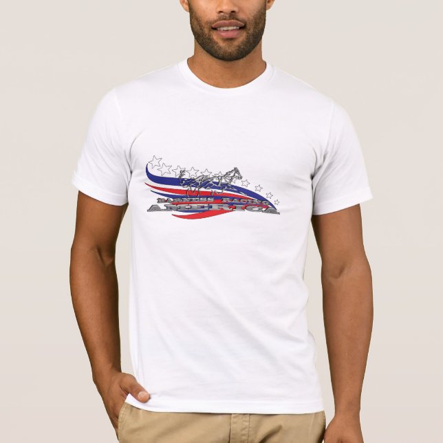Camiseta de COM de América de las Carreras de (Anverso)