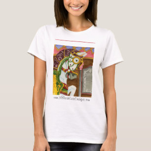Camiseta de -.com del caballo del carrusel