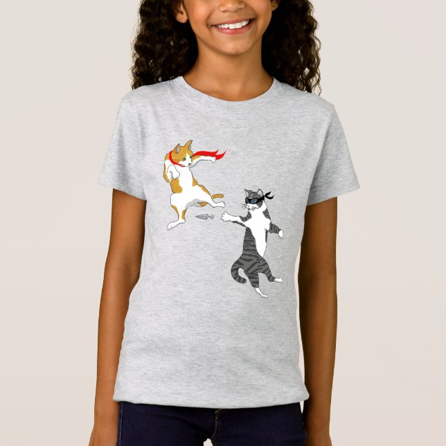 Camiseta de combate al gato (Anverso)