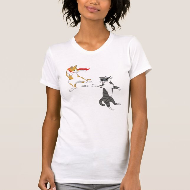 Camiseta de combate al gato (Anverso)