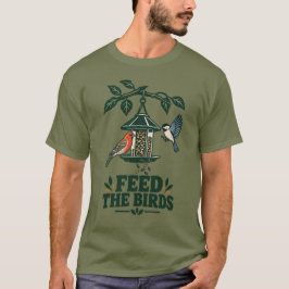 Camiseta de Comedero de Pájaros de Jardín