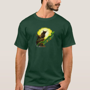 Camiseta de comerciante de amanecer del mercado de
