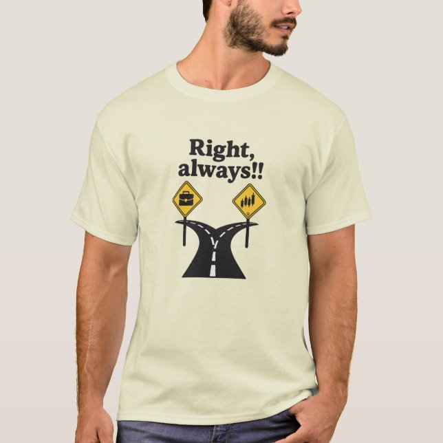 Camiseta de comercio derecho siempre (Anverso)