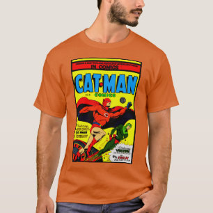 Camiseta De Cómic Cat-Man