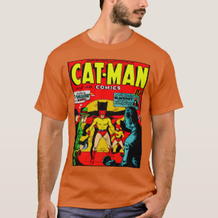 Camiseta De Cómic Cat-Man