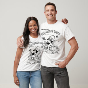 Camiseta de cómic de Steamboat Willie