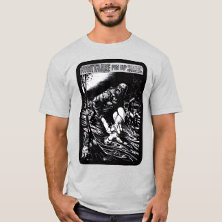 Camiseta de cómic de terror "PESADILLA"