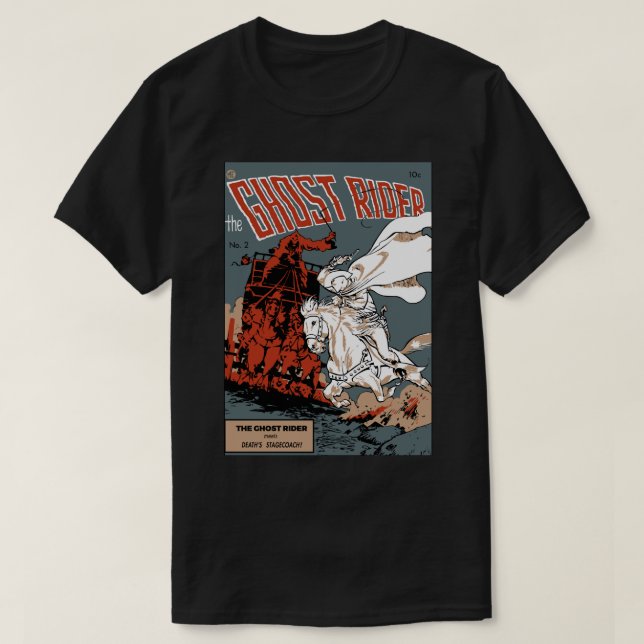 Camiseta De Cómic Del Ghost Rider (Diseño del anverso)
