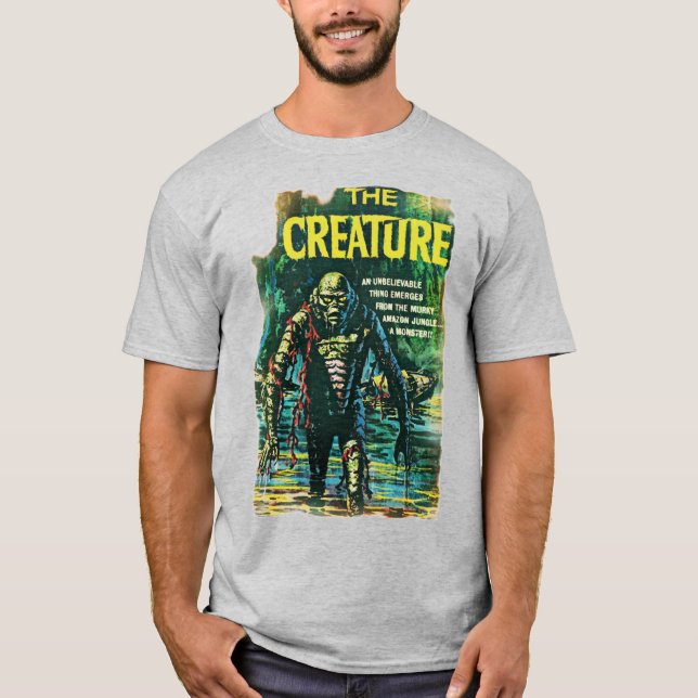 Camiseta de cómic "The CREATURE" de los años 50 (Anverso)
