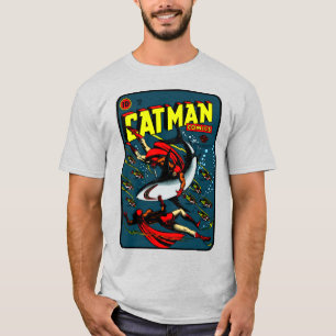 Camiseta de Cómics de CatMan de los años 40