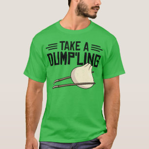 Camiseta de comida asiática de albóndigas fanático