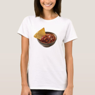 Camiseta de Comida de Chips de Tortilla de Salsa d