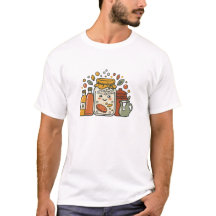 Camiseta de comida divertida de frasco de galletas