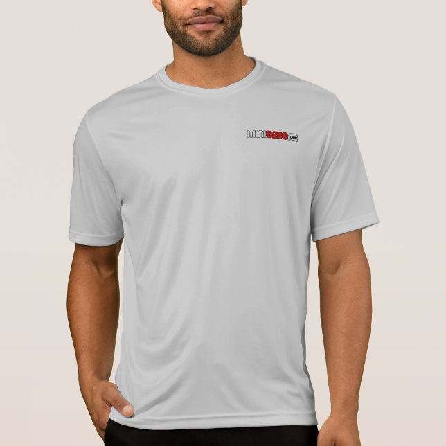 Camiseta de competidor deportivo de trek masculino (Anverso)