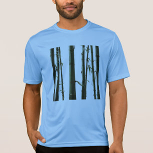Camiseta de competidor deportivo masculino de bamb