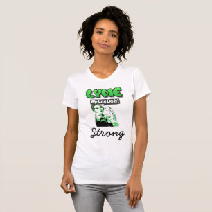 Camiseta de Conciencia de Lyme Fuerte Podemos Hace