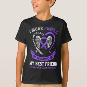 Camiseta de Conciencia de Sobredosis En Memoria Me