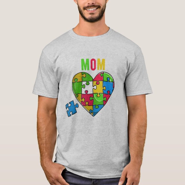 Camiseta De Conciencia Del Autismo Gracioso Para M (Anverso)