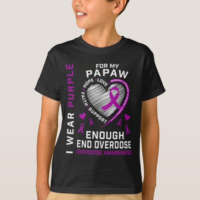 Camiseta de Conciencia Fin de Sobredosis Suficient (Anverso)