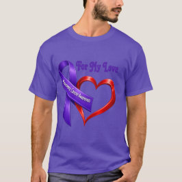 Camiseta de conciencia pancreática para mi amor