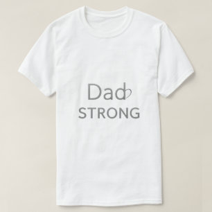Camiseta de Conciencia sobre el Cáncer Dad Strong