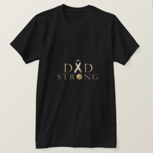 Camiseta de Conciencia sobre el Cáncer Dad Strong