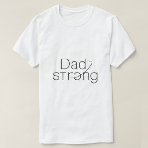 Camiseta de Conciencia sobre el Cáncer Dad Strong