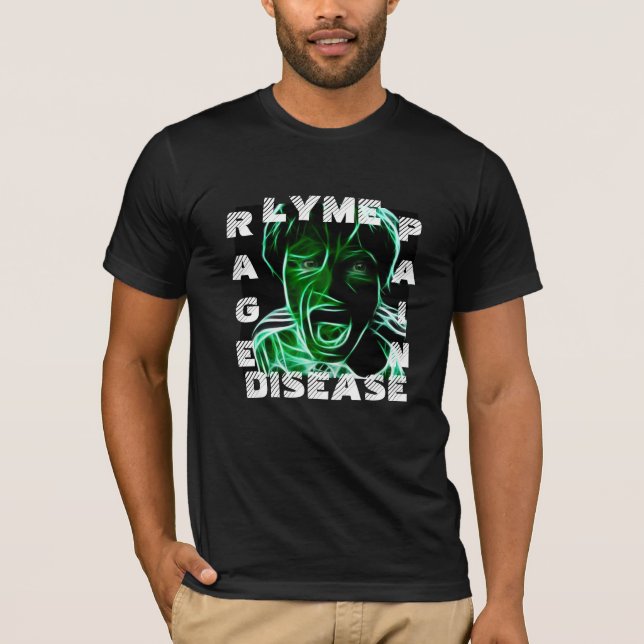 Camiseta de Conciencia sobre la Enfermedad de Lyme (Anverso)