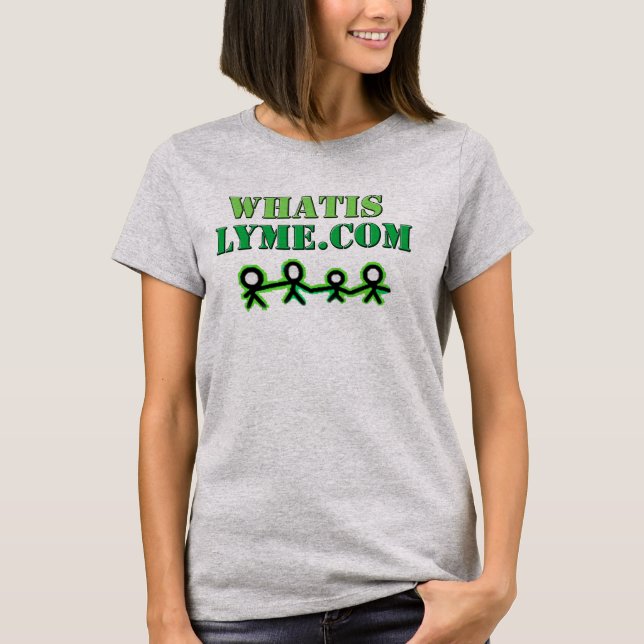 Camiseta de Conciencia sobre la Enfermedad de Lyme (Anverso)