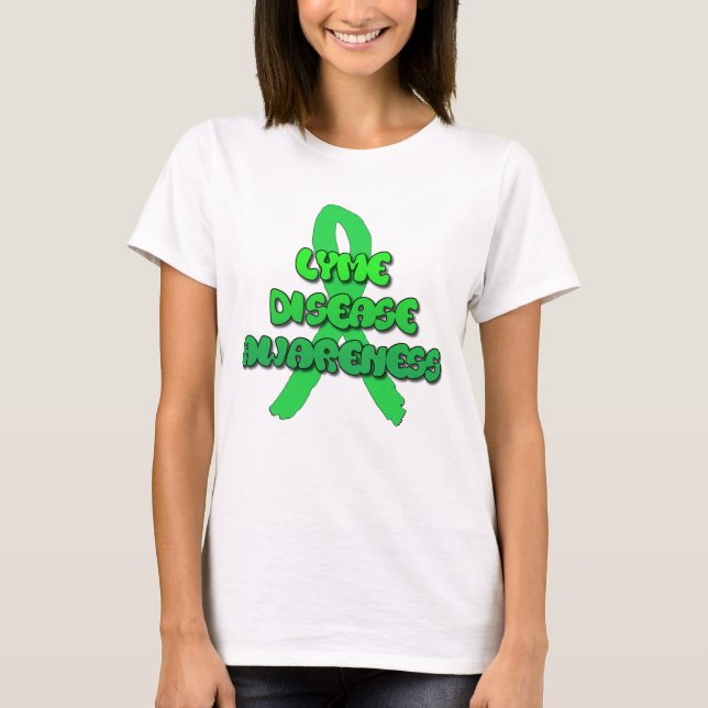 Camiseta de Conciencia sobre la Enfermedad de Lyme (Anverso)
