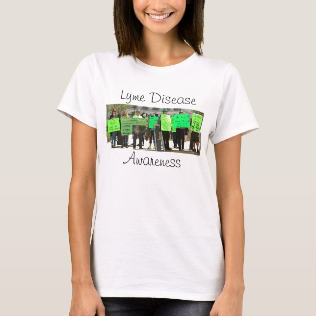 Camiseta de Conciencia sobre la Enfermedad de Lyme (Anverso)