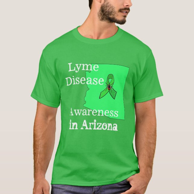 Camiseta de Conciencia sobre la Enfermedad de Lyme (Anverso)