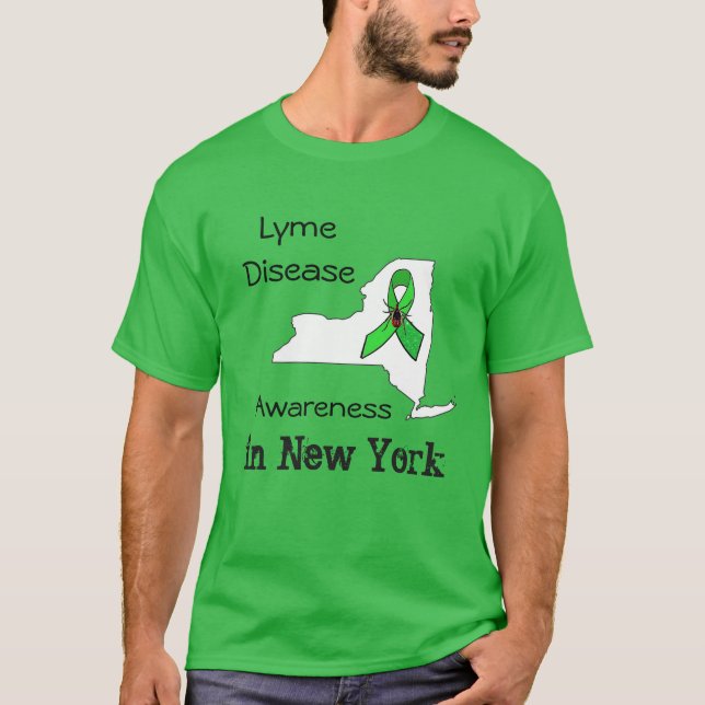 Camiseta de Conciencia sobre la Enfermedad de Lyme (Anverso)