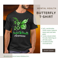 Camiseta de Conciencia sobre Salud Mental