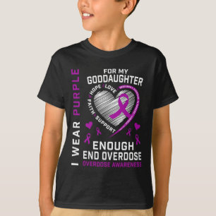 Camiseta de Conciencia sobre Sobredosis Basta de M
