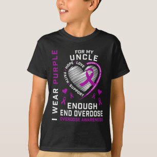 Camiseta de Conciencia sobre Sobredosis Fin Basta