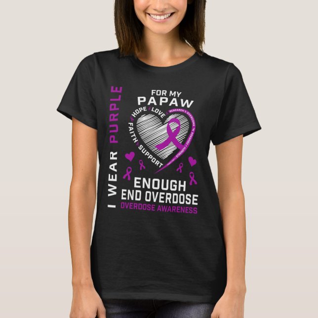 Camiseta de Conciencia sobre Sobredosis Final Bast (Anverso)