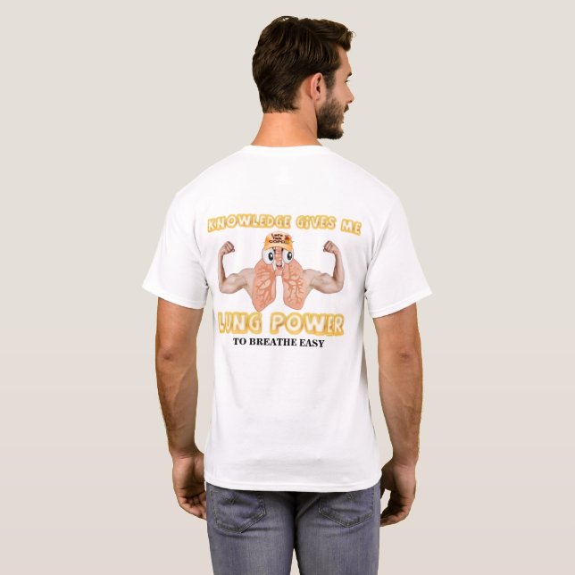 CAMISETA DE CONCIENCIACIÓN DE LA COPD (Reverso completo)