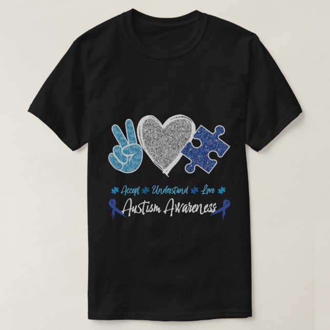 Camiseta de Concienciación sobre el Autismo (Diseño del anverso)