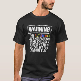 Camiseta de Concienciación sobre el Autismo Aviso 