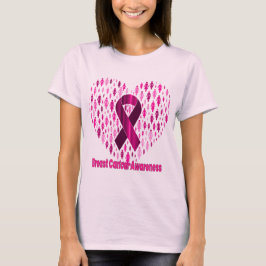 Camiseta de concienciación sobre el cáncer de mama