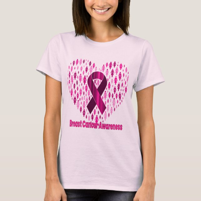 Camiseta de concienciación sobre el cáncer de mama (Anverso)