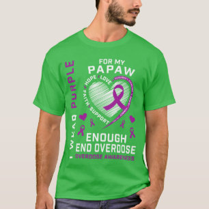 Camiseta de concienciación sobre el fin de la sobr