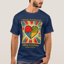 Camiseta de concienciación sobre neurodiversidad