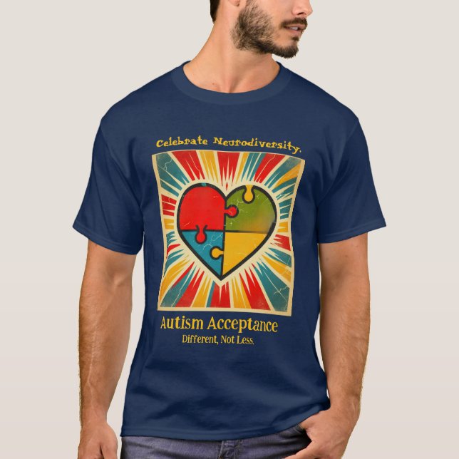 Camiseta de concienciación sobre neurodiversidad (Anverso)