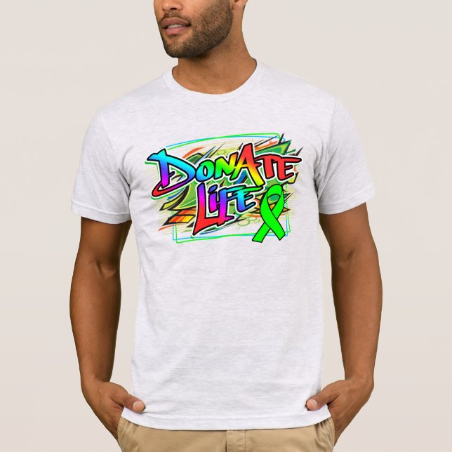 Camiseta de concientización sobre donación de órga (Anverso)