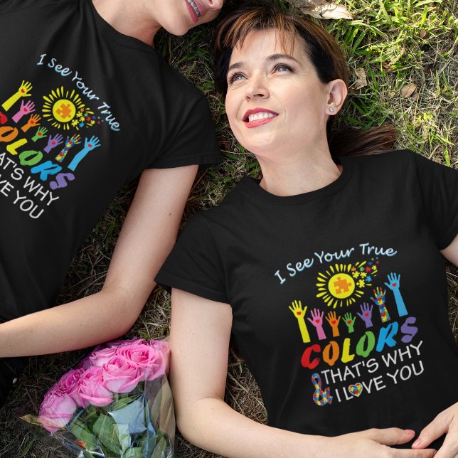 Camiseta de Concientización sobre el Autismo "Veo  (Subido por el creador)