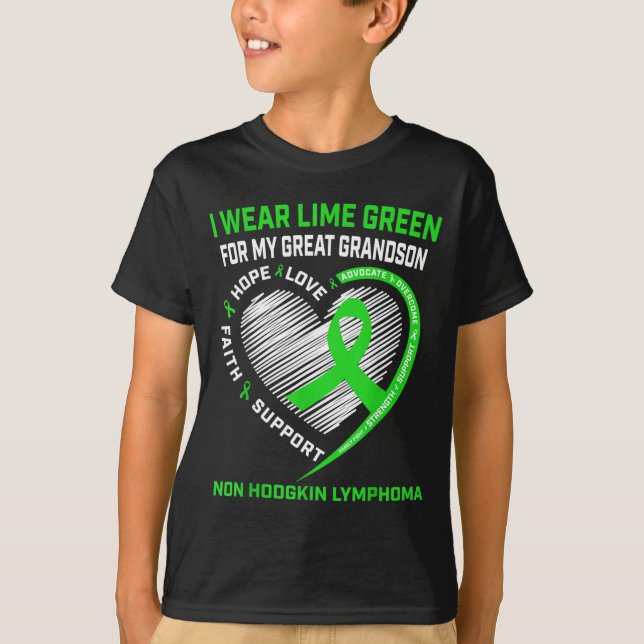 Camiseta de concientización sobre el cáncer de lin (Anverso)