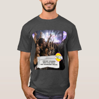 Camiseta de concierto de chistes de envoltorios de