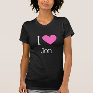Camiseta de concierto I Love Jon